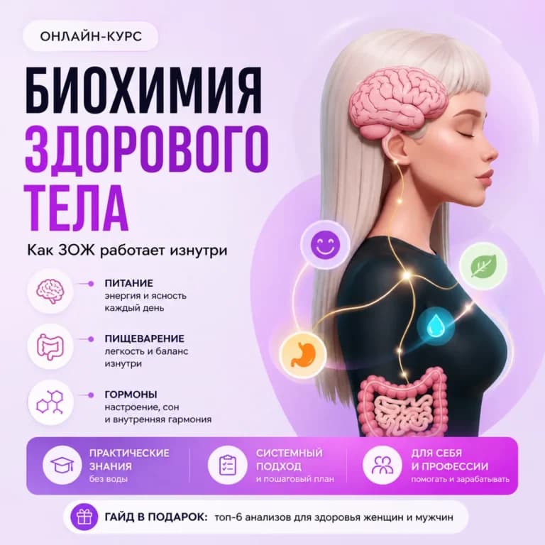 Биохимия здорового тела