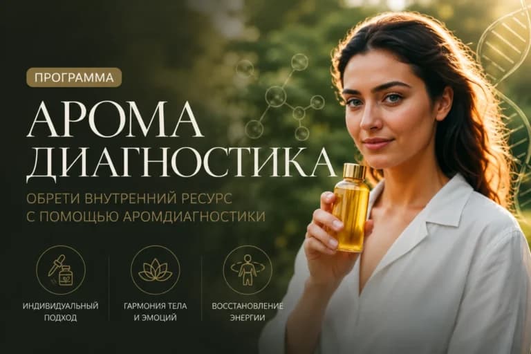 Антистресс-программа: аромадиагностика с эфирными маслами