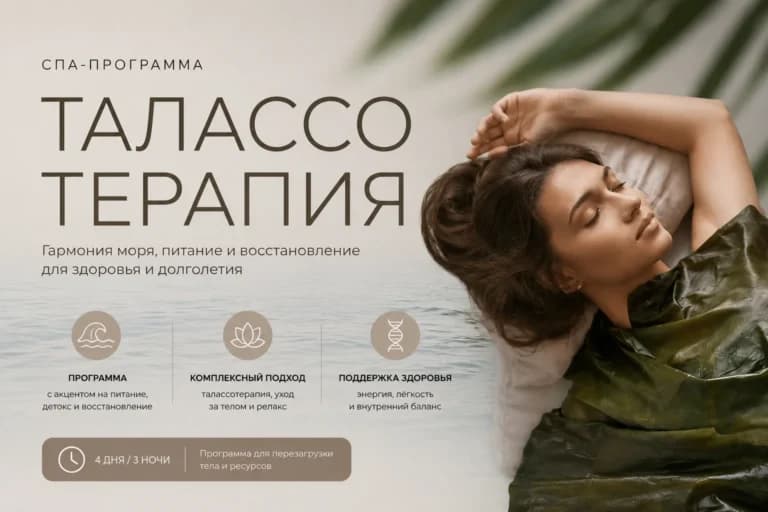 СПА-программа «Талассотерапия»