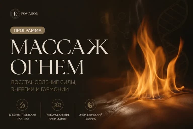 Антистресс-программа: массаж огнем