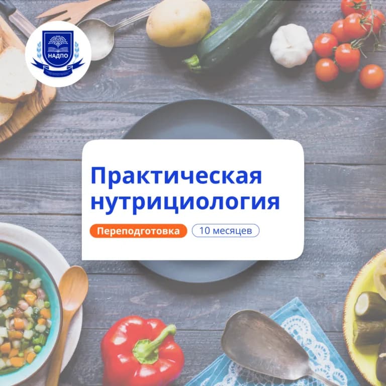 Нутрициолог — профпереподготовка НАДПО