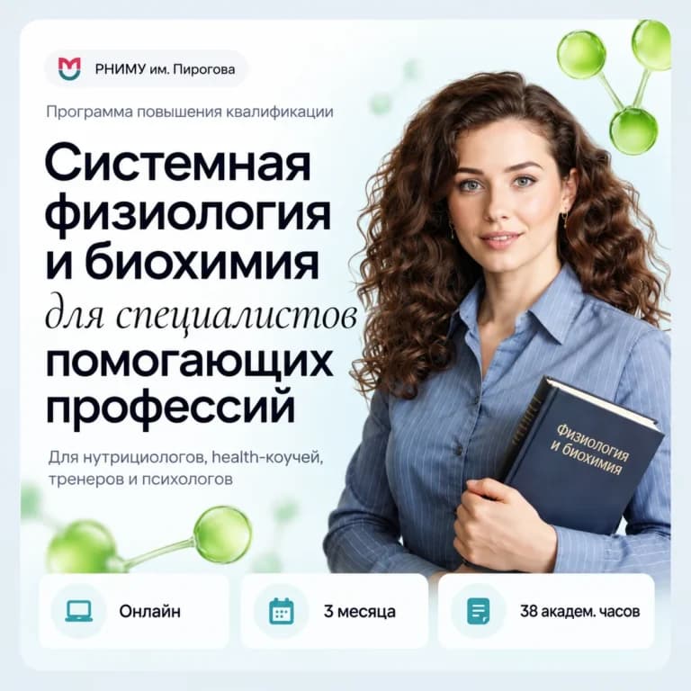 Системная физиология и биохимия для специалистов помогающих профессий