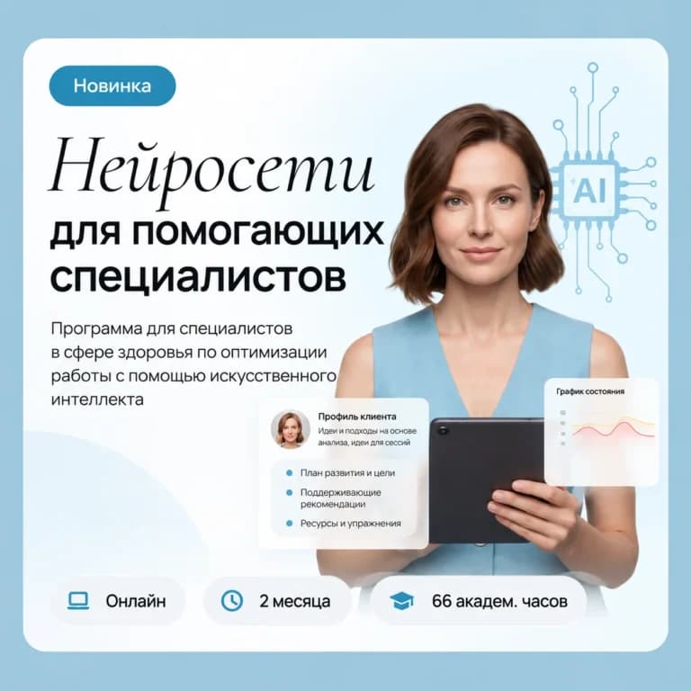 Нейросети для помогающих специалистов