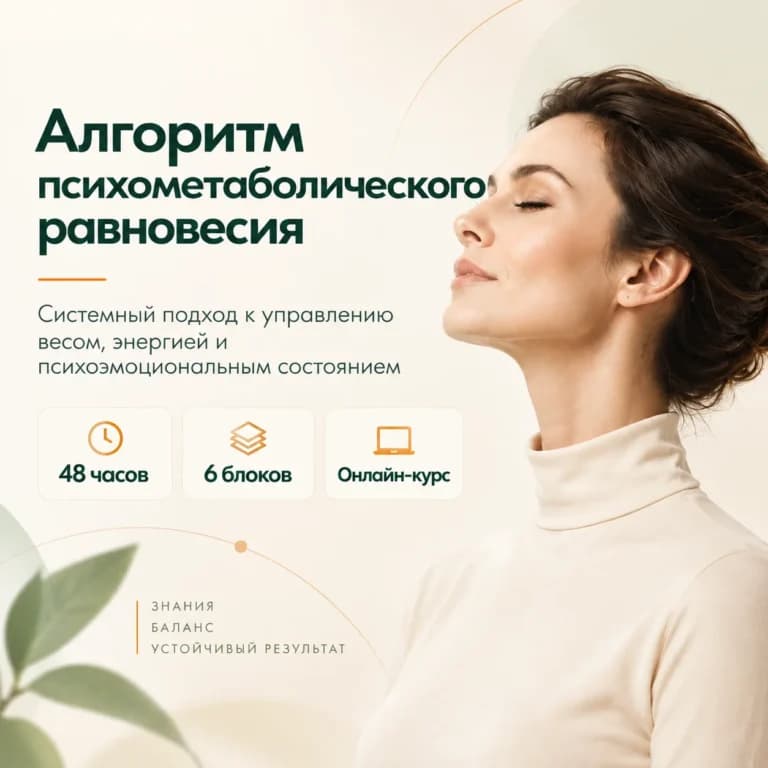 Алгоритм психометаболического равновесия