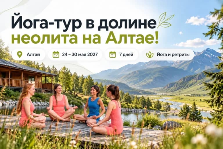 Йога-тур в долине неолита на Алтае