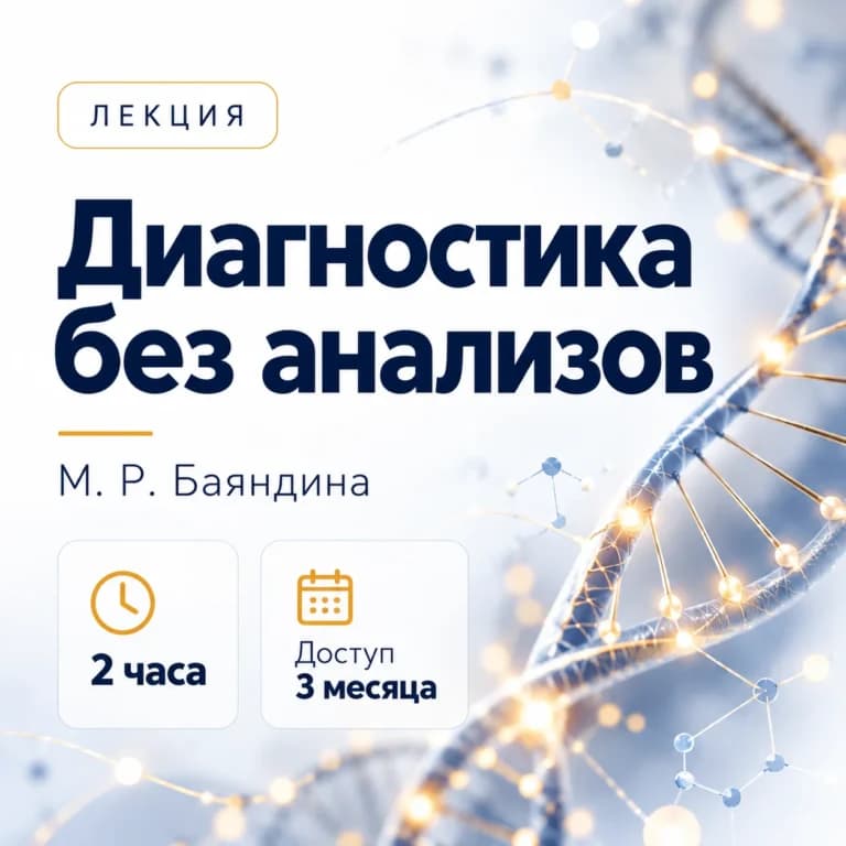 Диагностика без анализов