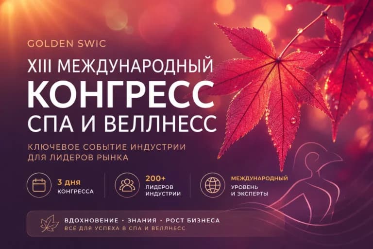 GOLDEN SWIC ХIII Международный Конгресс Спа и Веллнесс