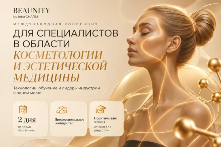 BEAUNITY by InterCHARM: Международная конвенция для специалистов в области косметологии и эстетической медицины